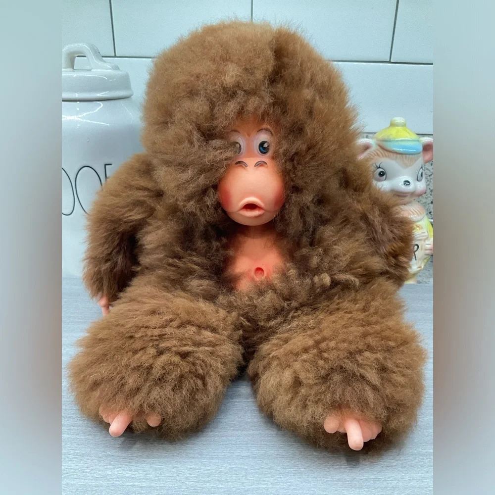 VINTAGE THUMB TOE SUCKING BELLYBUTTON‎ PICKING ULTRA SOFT MONKEY GORILLA APE